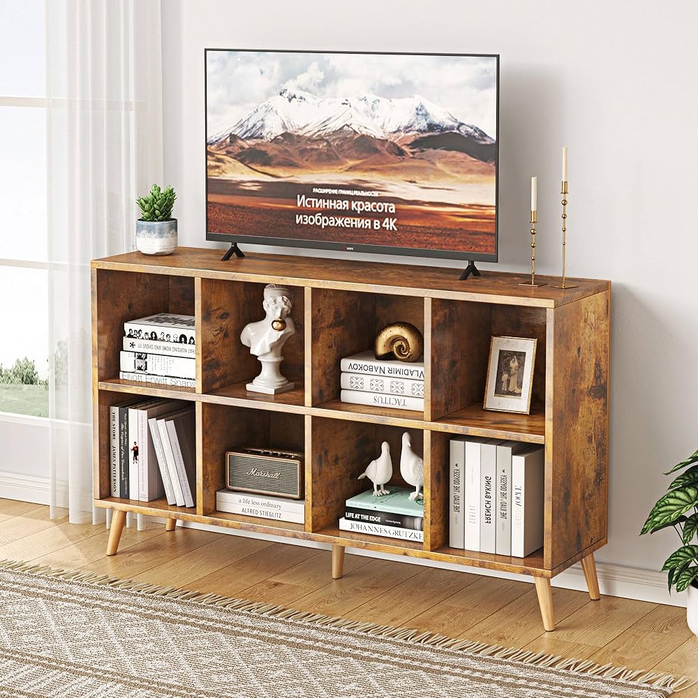 INTERIOR TREND VISION 8冊セット [2008-2016] Flrrtenv 8-Cube Bookshelf 2 Tier Retro Bookcase with Legs
